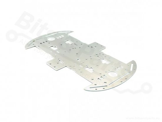 Smart Car Chassis 4WD Mecanum Aluminium Dubbel